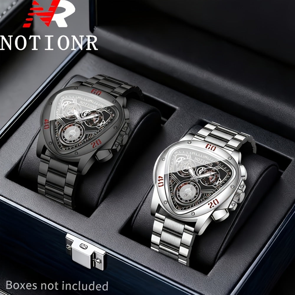 Men's Quartz Watch - 's Casual Fashion Date Calendar Display Analog Pointer Single or 2pcs Set - product detail view 23