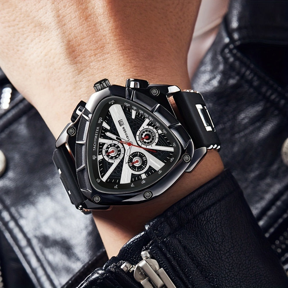 Men's Quartz Watch - 's Casual Fashion Date Calendar Display Analog Pointer Single or 2pcs Set - product detail view 39