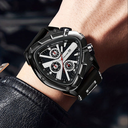 Men's Quartz Watch - 's Casual Fashion Date Calendar Display Analog Pointer Single or 2pcs Set - product detail view 40