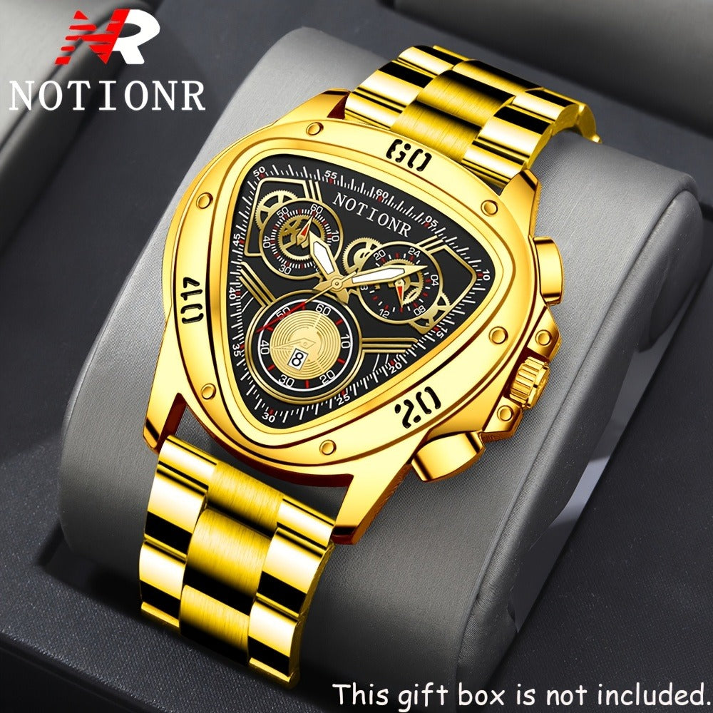 Men's Quartz Watch - 's Casual Fashion Date Calendar Display Analog Pointer Single or 2pcs Set - product detail view 42