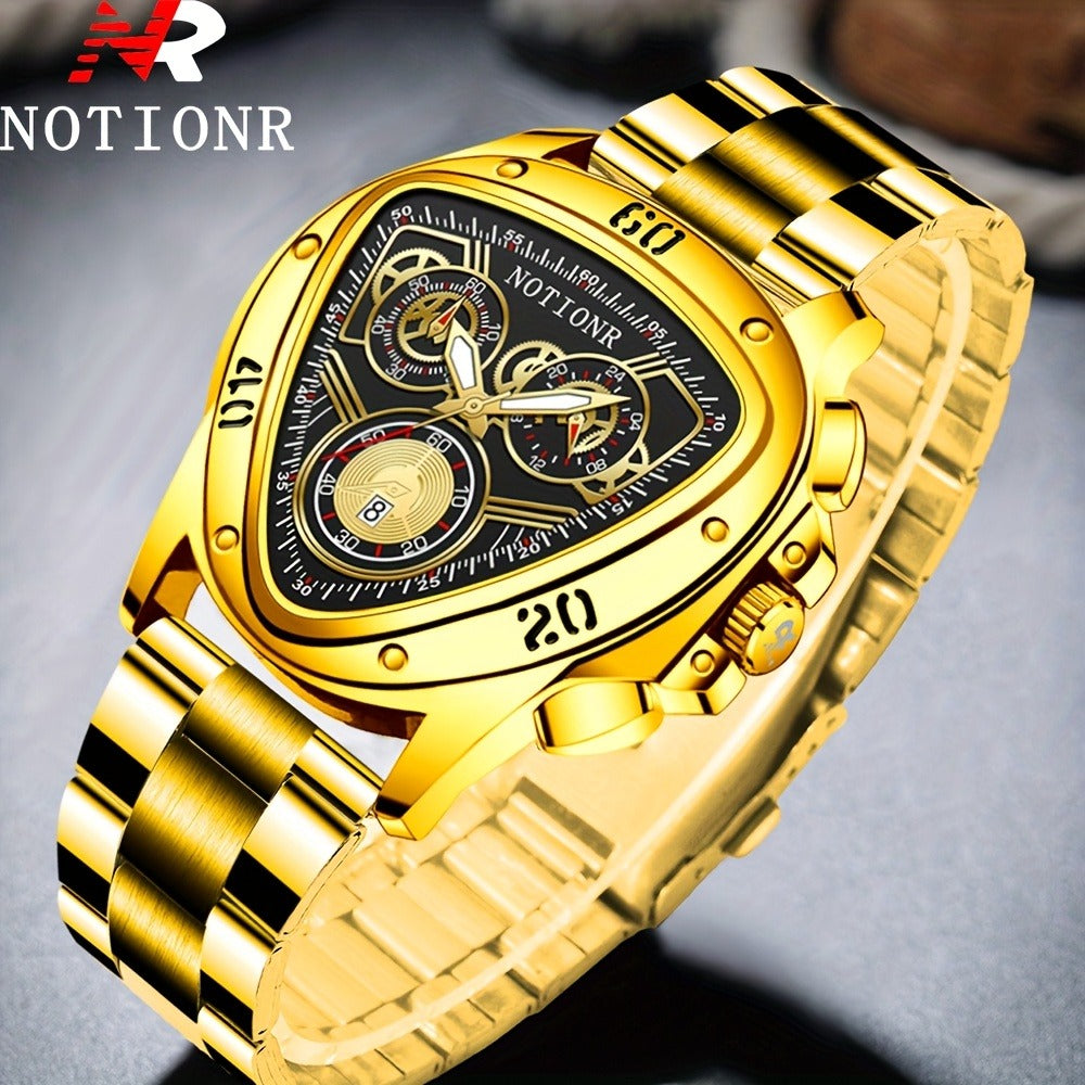 Men's Quartz Watch - 's Casual Fashion Date Calendar Display Analog Pointer Single or 2pcs Set - product detail view 43
