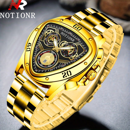 Men's Quartz Watch - 's Casual Fashion Date Calendar Display Analog Pointer Single or 2pcs Set - product detail view 43