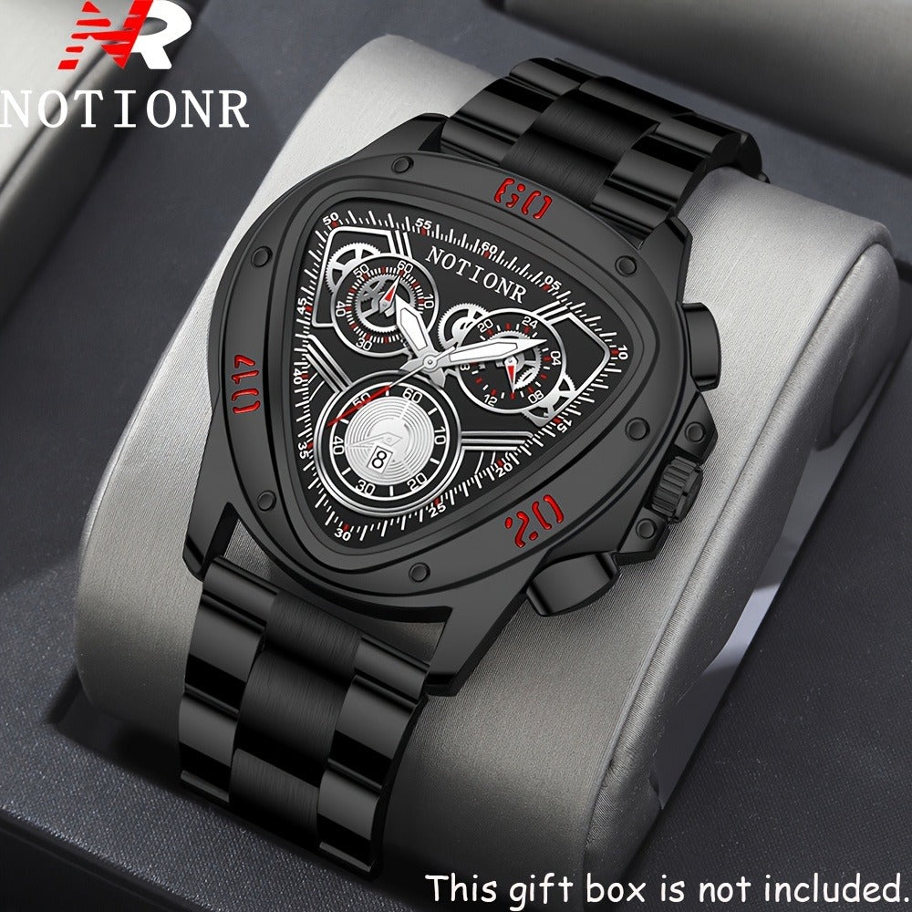 Men's Quartz Watch - 's Casual Fashion Date Calendar Display Analog Pointer Single or 2pcs Set - product detail view 45