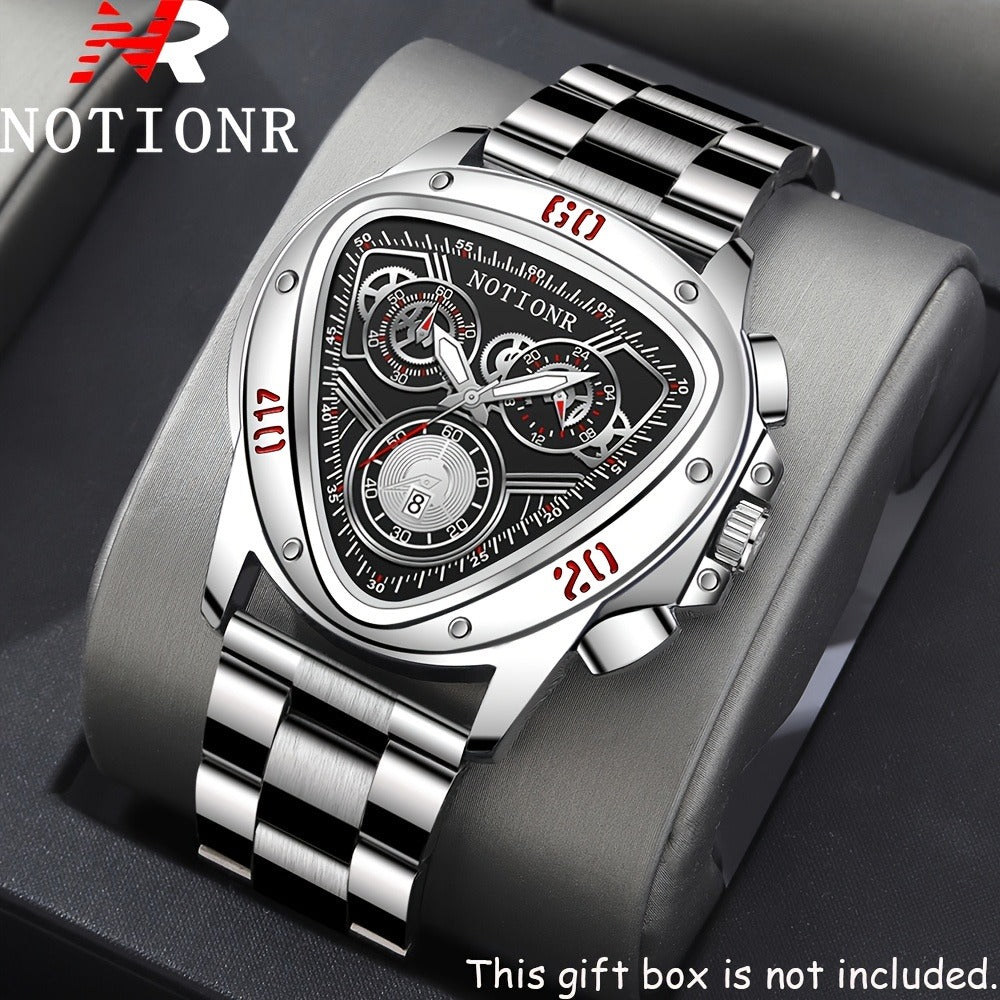 Men's Quartz Watch - 's Casual Fashion Date Calendar Display Analog Pointer Single or 2pcs Set - product detail view 48