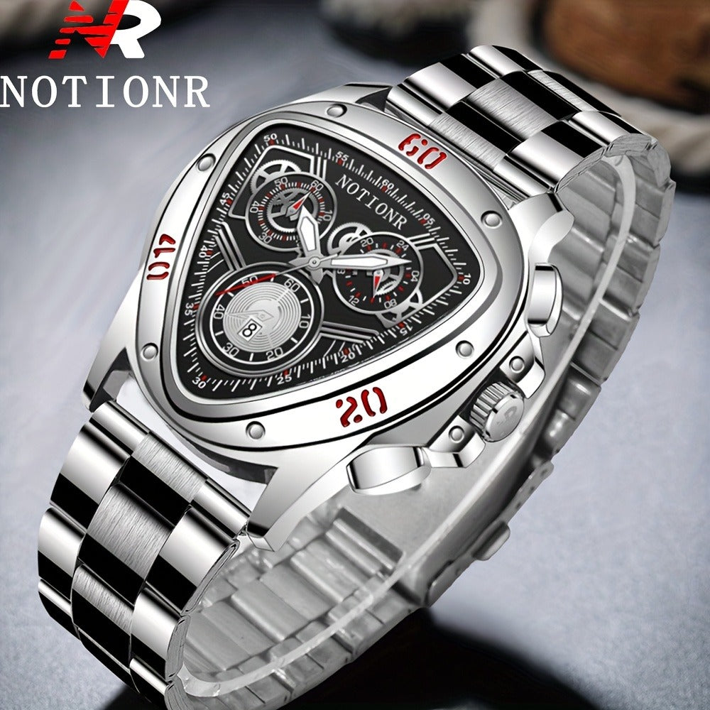 Men's Quartz Watch - 's Casual Fashion Date Calendar Display Analog Pointer Single or 2pcs Set - product detail view 49