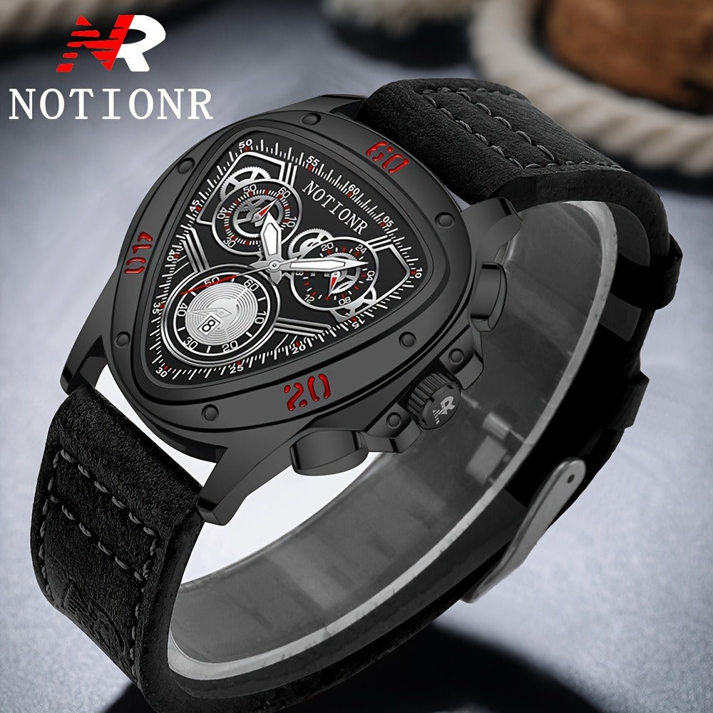 Men's Quartz Watch - 's Casual Fashion Date Calendar Display Analog Pointer Single or 2pcs Set - product detail view 52