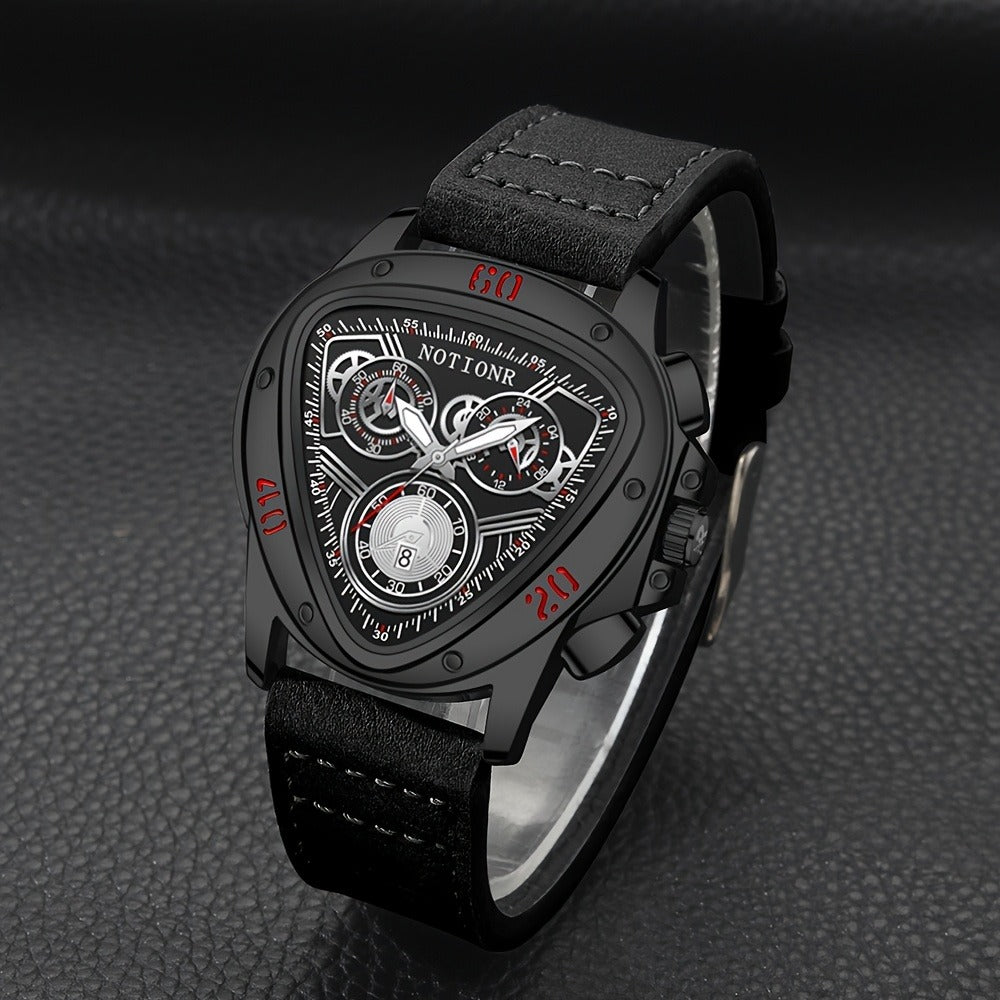 Men's Quartz Watch - 's Casual Fashion Date Calendar Display Analog Pointer Single or 2pcs Set - product detail view 53