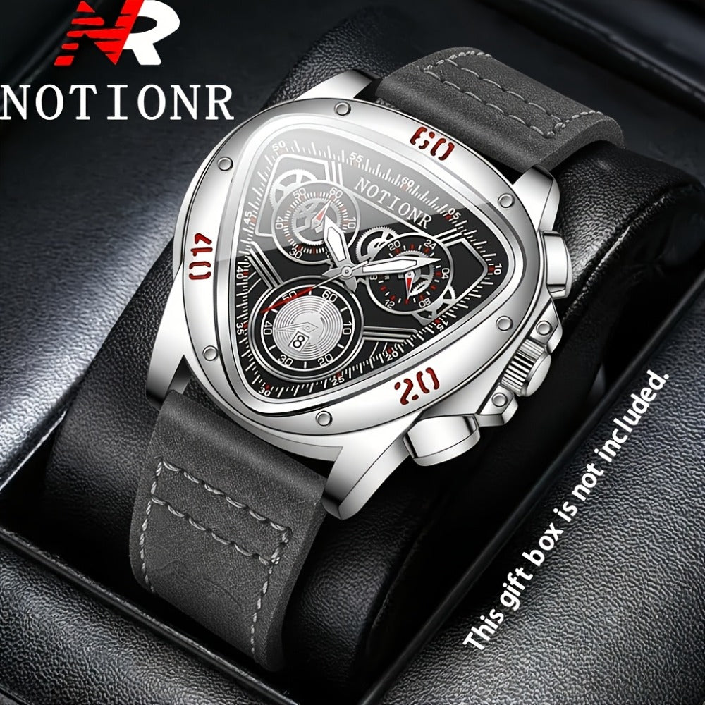 Men's Quartz Watch - 's Casual Fashion Date Calendar Display Analog Pointer Single or 2pcs Set - product detail view 55