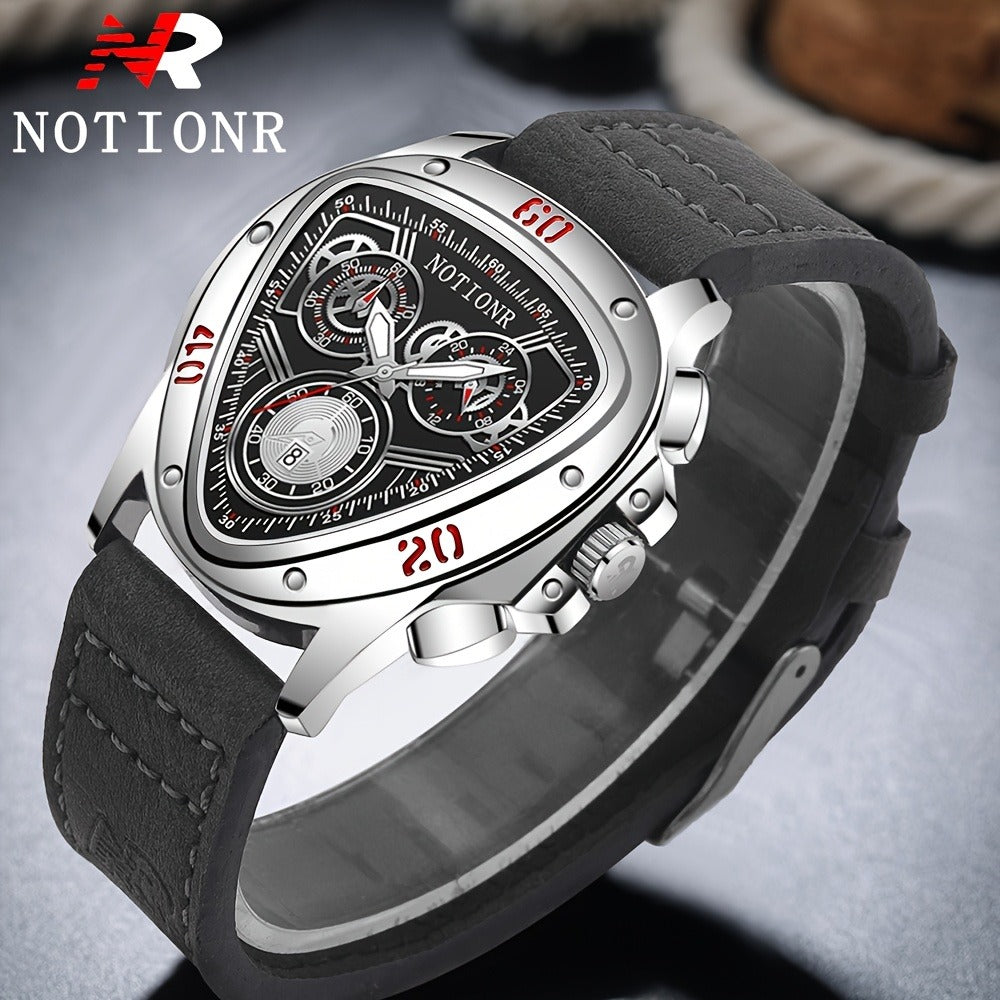 Men's Quartz Watch - 's Casual Fashion Date Calendar Display Analog Pointer Single or 2pcs Set - product detail view 56