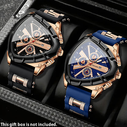 Men's Quartz Watch - 's Casual Fashion Date Calendar Display Analog Pointer Single or 2pcs Set - product detail view 58