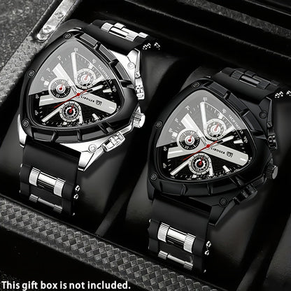 Men's Quartz Watch - 's Casual Fashion Date Calendar Display Analog Pointer Single or 2pcs Set - product detail view 59