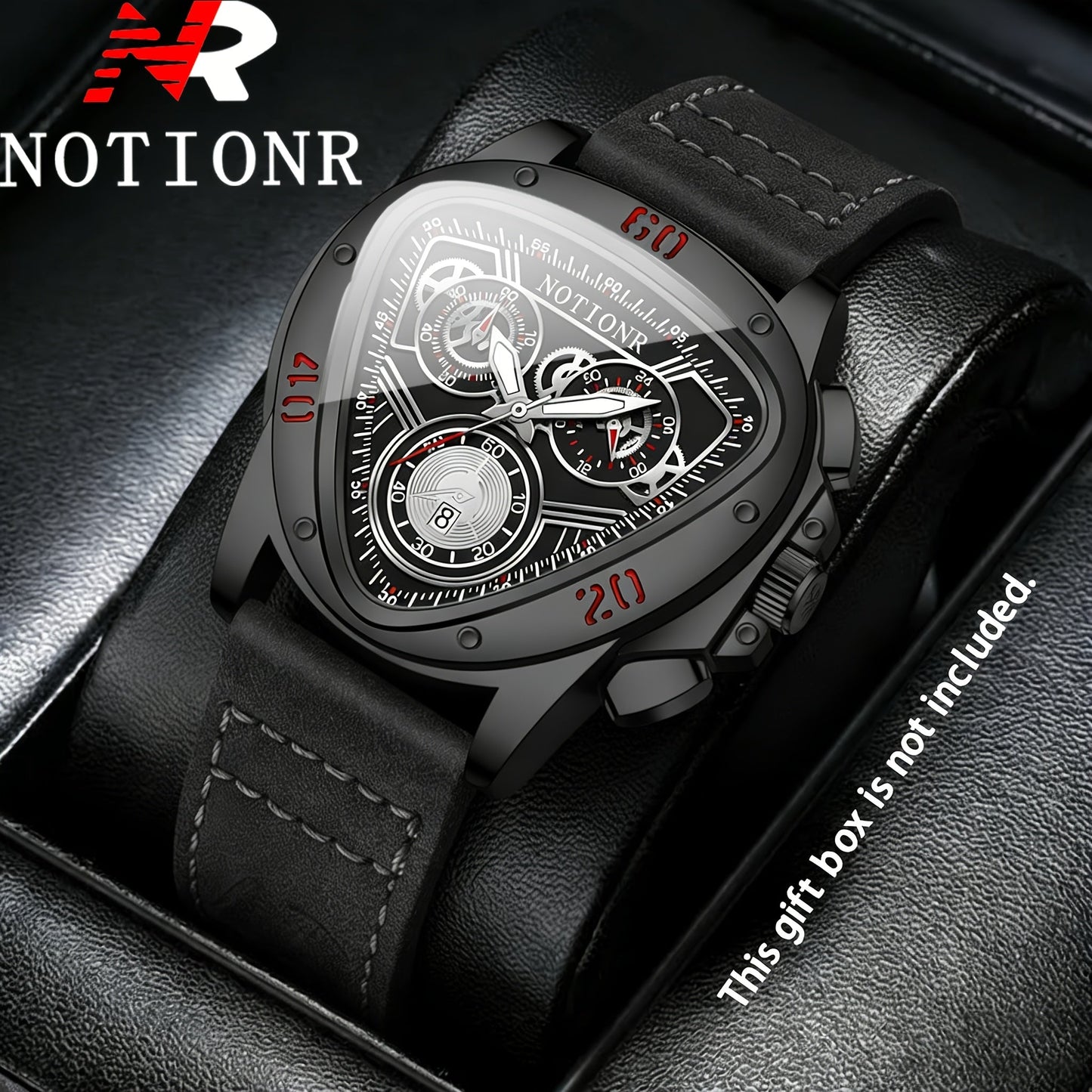 Men's Quartz Watch - 's Casual Fashion Date Calendar Display Analog Pointer Single or 2pcs Set - product detail view 65