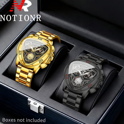 Men's Quartz Watch - 's Casual Fashion Date Calendar Display Analog Pointer Single or 2pcs Set - product detail view 70