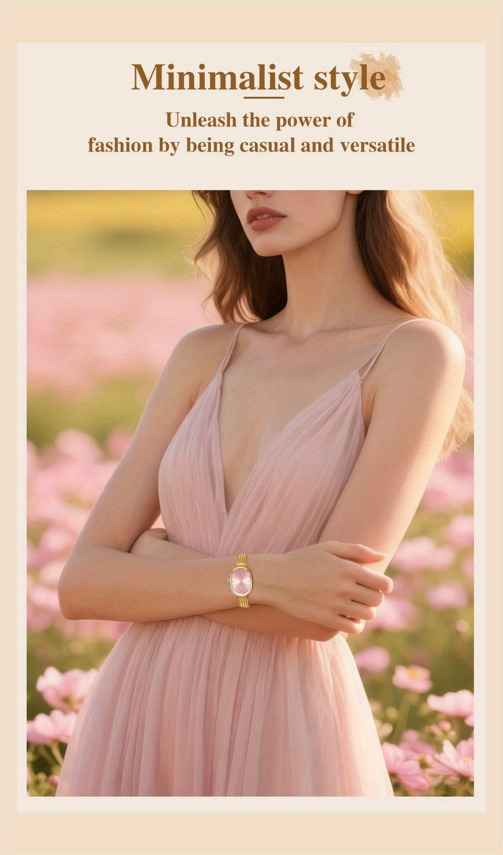 Women's Quartz Watch - 's Elegant Oval Dial Leaf Pattern Bracelet Strap with Gift Box, Stylish - product detail view 17