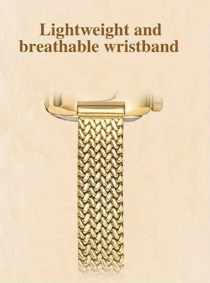 Women's Quartz Watch - 's Elegant Oval Dial Leaf Pattern Bracelet Strap with Gift Box, Stylish - product detail view 24