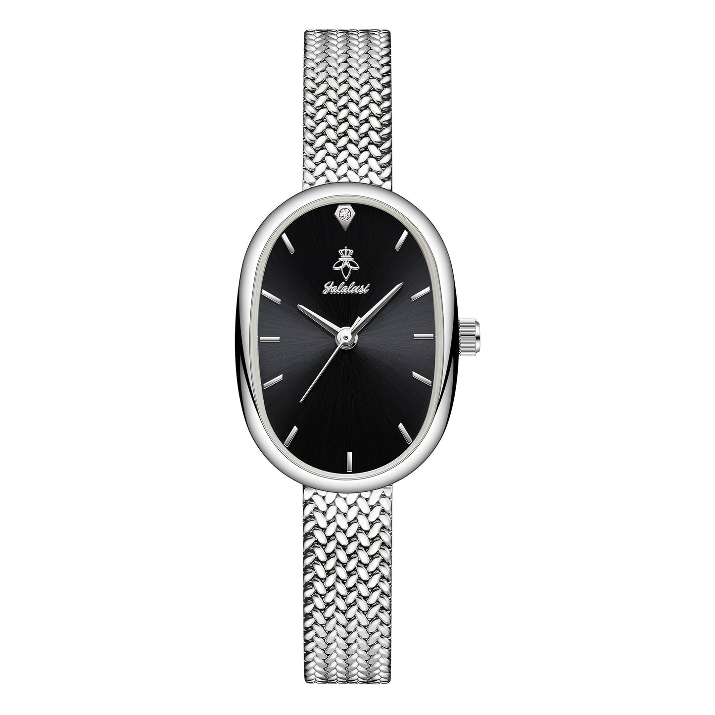 Women's Quartz Watch - 's Elegant Oval Dial Leaf Pattern Bracelet Strap with Gift Box, Stylish - product detail view 31