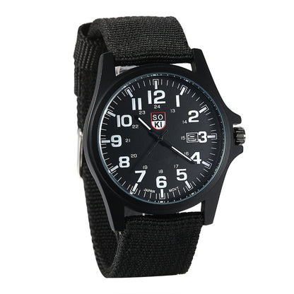 Men's Quartz Watch - 's Minimalist 24H Display, Luminous Dial, Date Calendar, Analog Casual - product detail view 8