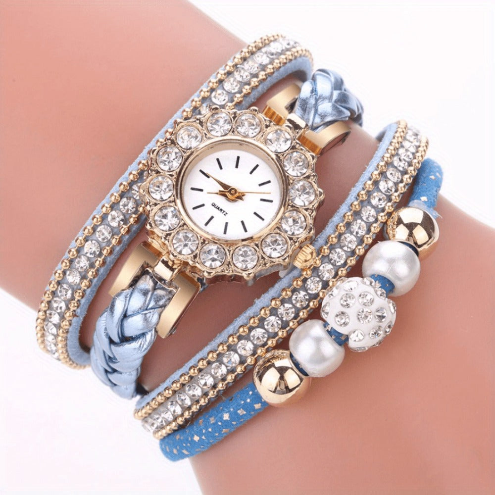 Women's Quartz Watch - 's PU Leather Bracelet Alloy Case Glass Dial Casual Dress Fashion - product detail view 10