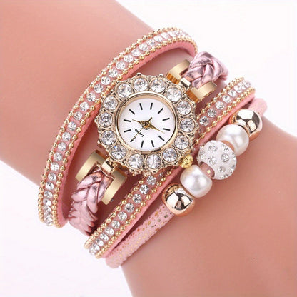 Women's Quartz Watch - 's PU Leather Bracelet Alloy Case Glass Dial Casual Dress Fashion - product detail view 13