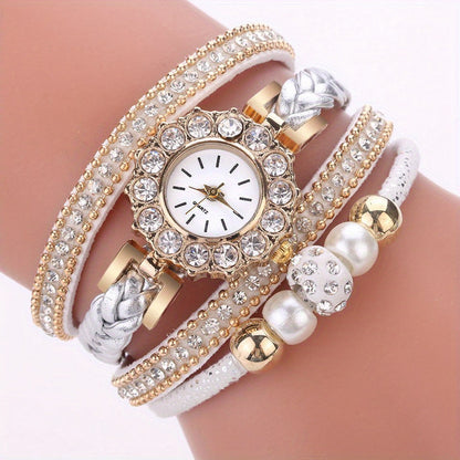 Women's Quartz Watch - 's PU Leather Bracelet Alloy Case Glass Dial Casual Dress Fashion - product detail view 14