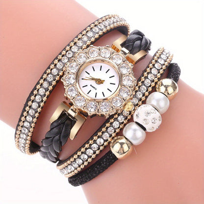 Women's Quartz Watch - 's PU Leather Bracelet Alloy Case Glass Dial Casual Dress Fashion - product detail view 15