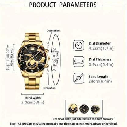 Men's Quartz Watch - 's Set 10pcs Casual Analog Watches Alloy Faux Leather Multiple Colors Date - product detail view 16