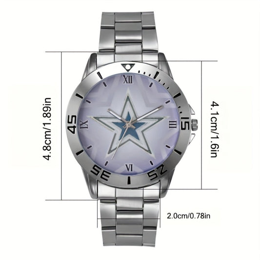 Men's Quartz Watch - 's Stainless Steel Classic Round Dial Analog Wristwatch for , Casual - product detail view 2