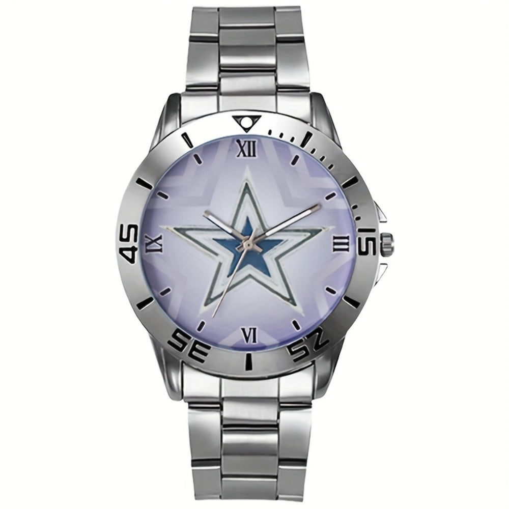 Men's Quartz Watch - 's Stainless Steel Classic Round Dial Analog Wristwatch for , Casual - product detail view 3