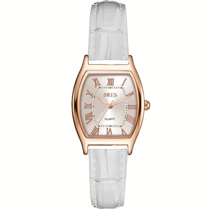 Women's Quartz Watch - 's Tonneau Faux Leather Strap Zinc Alloy Case Barrel Shaped Analog - product detail view 4