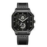 black silvery watch