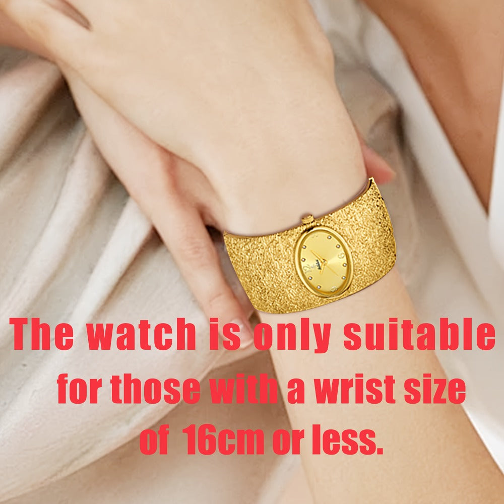 Women's Quartz Watch - 's Vintage Rhinestone Oval Dial Zinc Alloy Case Analog Wristwatch Elegant - product detail view 8