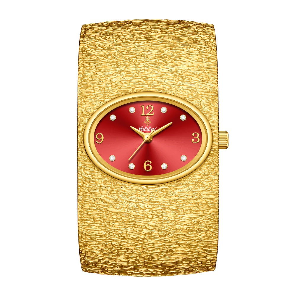 Women's Quartz Watch - 's Vintage Rhinestone Oval Dial Zinc Alloy Case Analog Wristwatch Elegant - product detail view 9