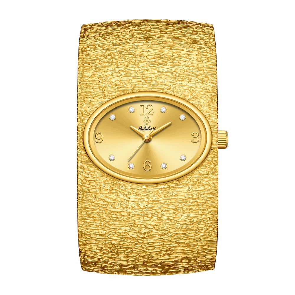 Women's Quartz Watch - 's Vintage Rhinestone Oval Dial Zinc Alloy Case Analog Wristwatch Elegant - product detail view 11