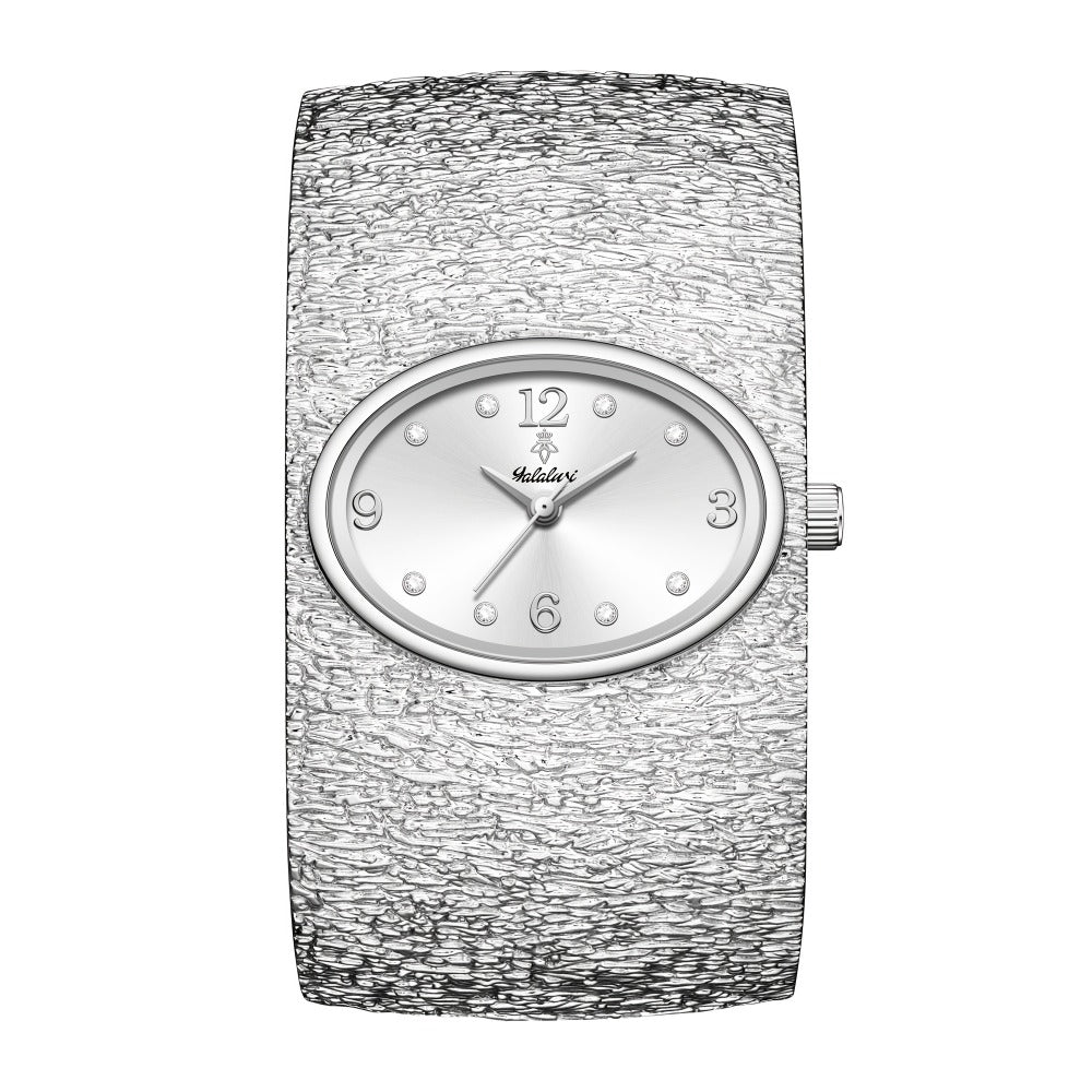 Women's Quartz Watch - 's Vintage Rhinestone Oval Dial Zinc Alloy Case Analog Wristwatch Elegant - product detail view 13