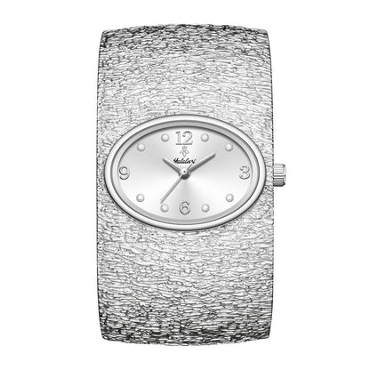 Women's Quartz Watch - 's Vintage Rhinestone Oval Dial Zinc Alloy Case Analog Wristwatch Elegant - product detail view 13