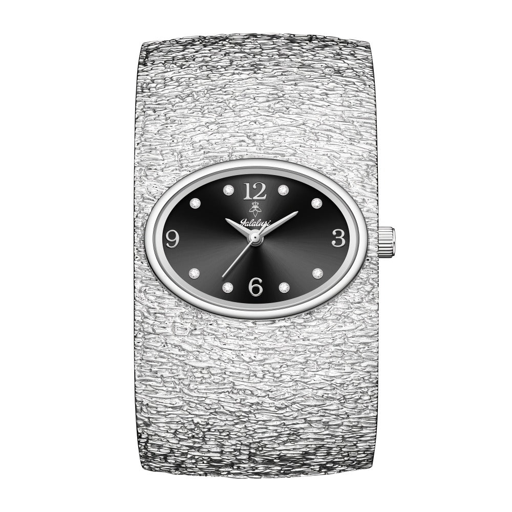 Women's Quartz Watch - 's Vintage Rhinestone Oval Dial Zinc Alloy Case Analog Wristwatch Elegant - product detail view 15