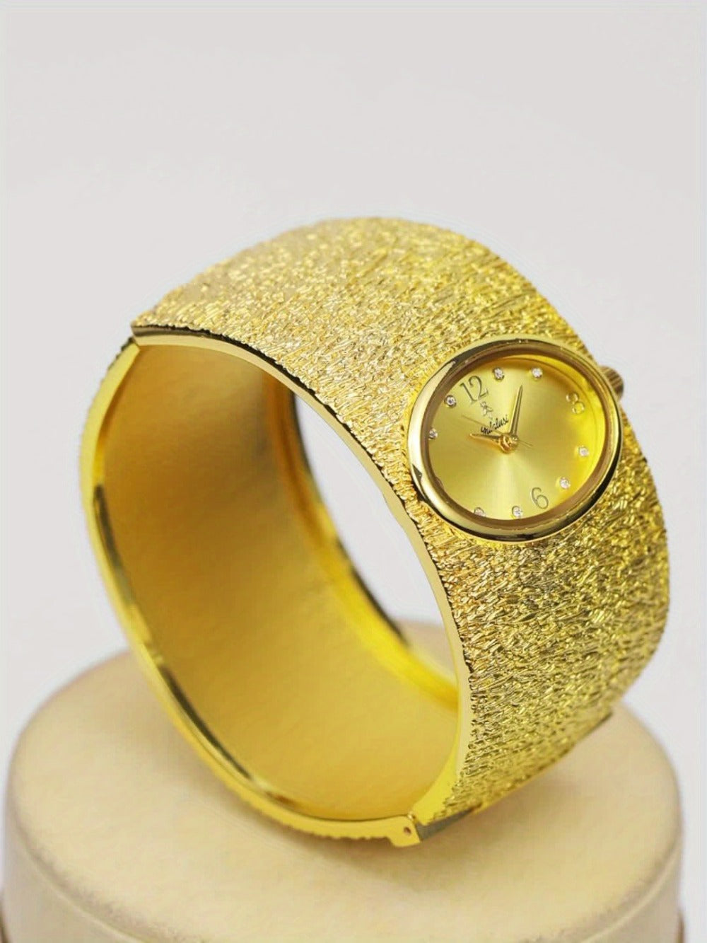 Women's Quartz Watch - 's Vintage Rhinestone Oval Dial Zinc Alloy Case Analog Wristwatch Elegant - product detail view 18