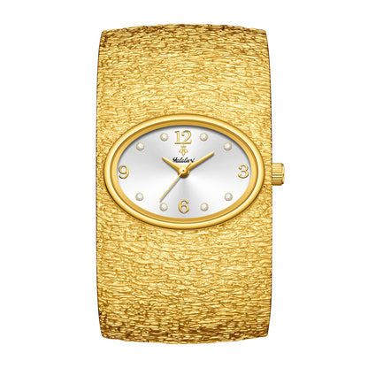 Women's Quartz Watch - 's Vintage Rhinestone Oval Dial Zinc Alloy Case Analog Wristwatch Elegant - product detail view 19