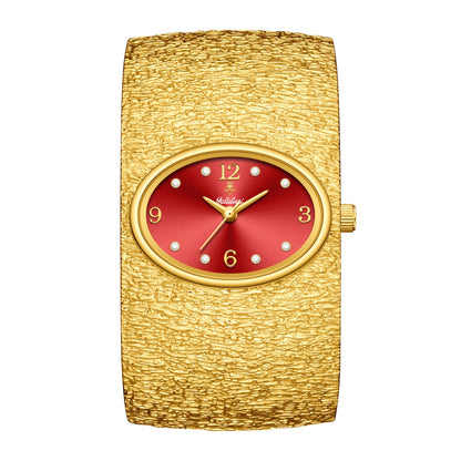 Women's Quartz Watch - 's Vintage Rhinestone Oval Dial Zinc Alloy Case Analog Wristwatch Elegant - product detail view 20