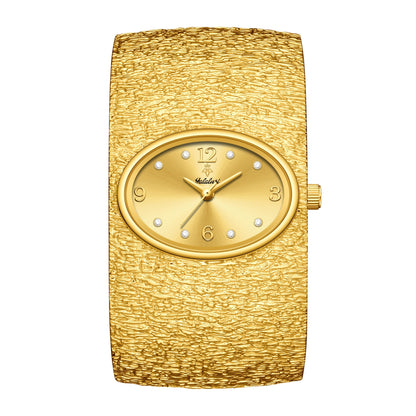 Women's Quartz Watch - 's Vintage Rhinestone Oval Dial Zinc Alloy Case Analog Wristwatch Elegant - product detail view 21