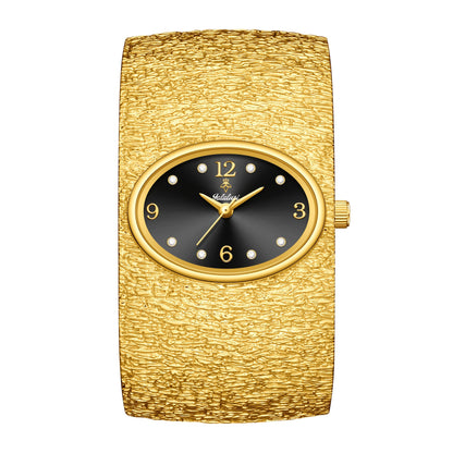 Women's Quartz Watch - 's Vintage Rhinestone Oval Dial Zinc Alloy Case Analog Wristwatch Elegant - product detail view 23
