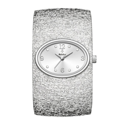 Women's Quartz Watch - 's Vintage Rhinestone Oval Dial Zinc Alloy Case Analog Wristwatch Elegant - product detail view 24
