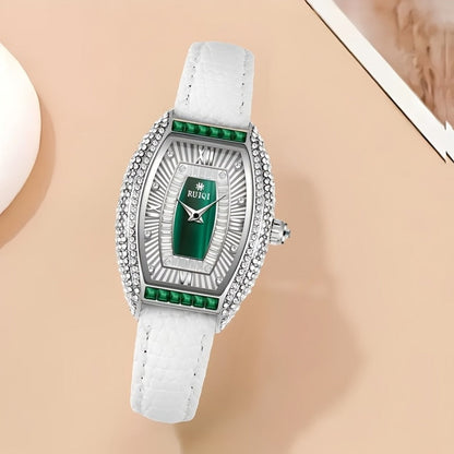 Women's Quartz Watch - 's Vintage Tonneau RUIQI Elegant Analog PU Leather Strap Alloy Case Round - product detail view 6
