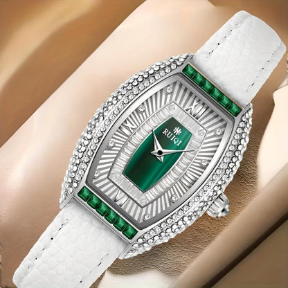 Women's Quartz Watch - 's Vintage Tonneau RUIQI Elegant Analog PU Leather Strap Alloy Case Round - product detail view 7