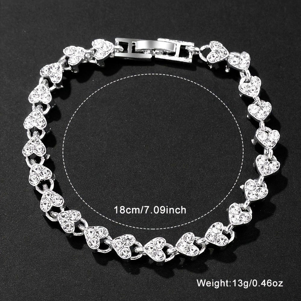 Women's Quartz Watch - Set 2pcs Vintage Heart-Shaped Chain Elegant Pointer Style Ladies - product detail view 4