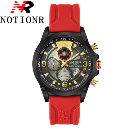 Men's Quartz Watch - Silicone for Fashion Casual Date Display Sport Wristwatch Sporty Design - product detail view 51