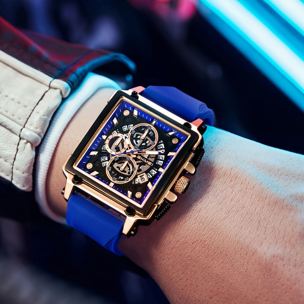 Men's Quartz Watch - SKMEI Chronograph Date Display Luminous Hands 3ATM Waterproof Casual - product detail view 5