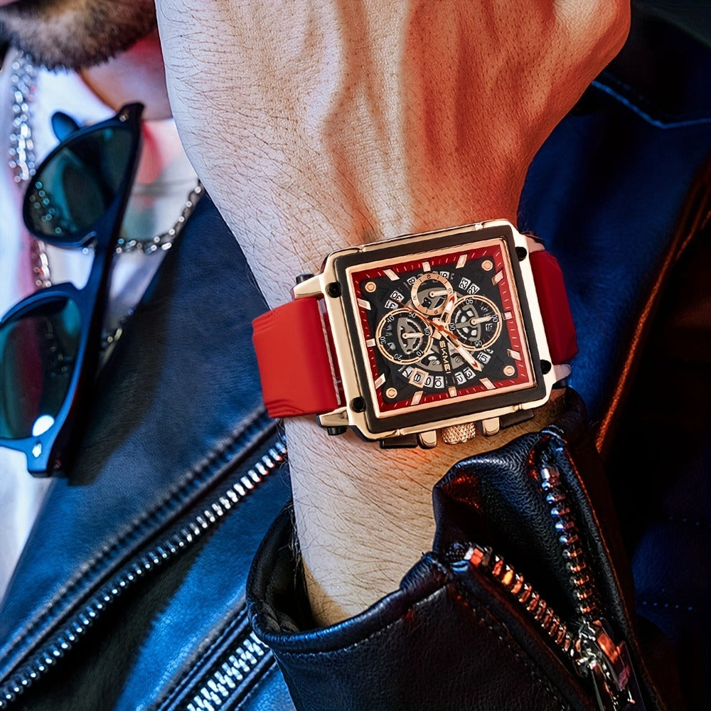 Men's Quartz Watch - SKMEI Chronograph Date Display Luminous Hands 3ATM Waterproof Casual - product detail view 7
