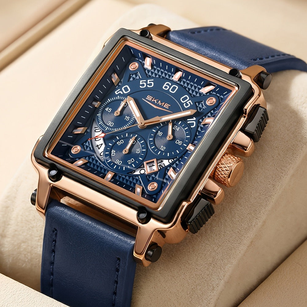Men's Quartz Watch - SKMEI Chronograph Date Display Luminous Hands 3ATM Waterproof Casual - product detail view 12