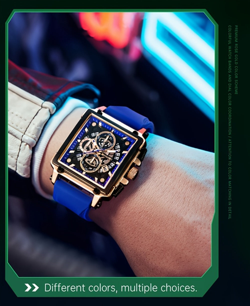 Men's Quartz Watch - SKMEI Chronograph Date Display Luminous Hands 3ATM Waterproof Casual - product detail view 24